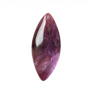 Pierres précieuses MAHNAJ, saphir naturel, taille marquise, 20-40 mm, pierre pour la fabrication de bijoux, traitement par cirage/huile, Rajasthan - Product Image 4