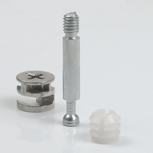 Kit de vis de connexion excentriques 3-en-1 pour meubles, armoires et panneaux – Connecteurs et fixations pour meubles - Product Image 1