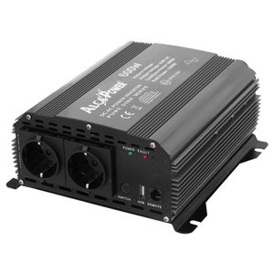 อินเวอร์เตอร์ Alcapower 600W คลื่นไซน์บริสุทธิ์ แปลงไฟ 24V DC เป็น 220V AC สำหรับระบบพลังงานแสงอาทิตย์ - Product Image 1