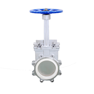 Válvula de Compuerta Tipo Cuchilla SONGO DN250 con Volante, Acero Inoxidable SS304/SS316, Resistente al Desgaste, con Brida y Tipo Lug - Product Image 1