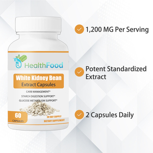 Factory Direct White Kidney Bean Extract Capsule Digestion Support Metabolism Boost <b>Supplement</b> Herbal Formula Slimming Capsules - Product Image 3