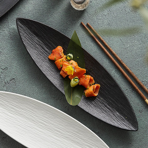 <span class=keywords><strong>Assiette</strong></span> à <span class=keywords><strong>dessert</strong></span> en porcelaine en forme de feuille, compatible micro-ondes, design minimaliste japonais, origine Chine, luxe léger, <span class=keywords><strong>assiette</strong></span> de restaurant - Product Image 4