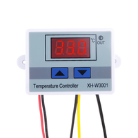Contrôleur de température numérique XH W3001 110V 220V 12V 24V Testeur de température Thermostat