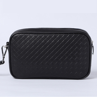 Porte-documents fiable à verrouillage par empreinte digitale pour hommes, en PU, protection antivol, chargement USB et portable