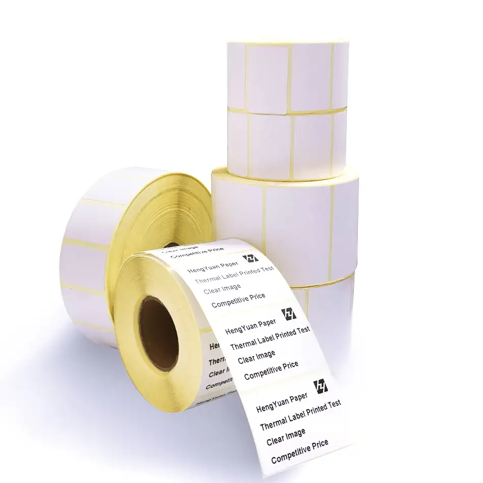 Excellent Quality For Adhesive sticker 4x6 Direct Thermal Paper Shipping Label Yellow line Sticker labels