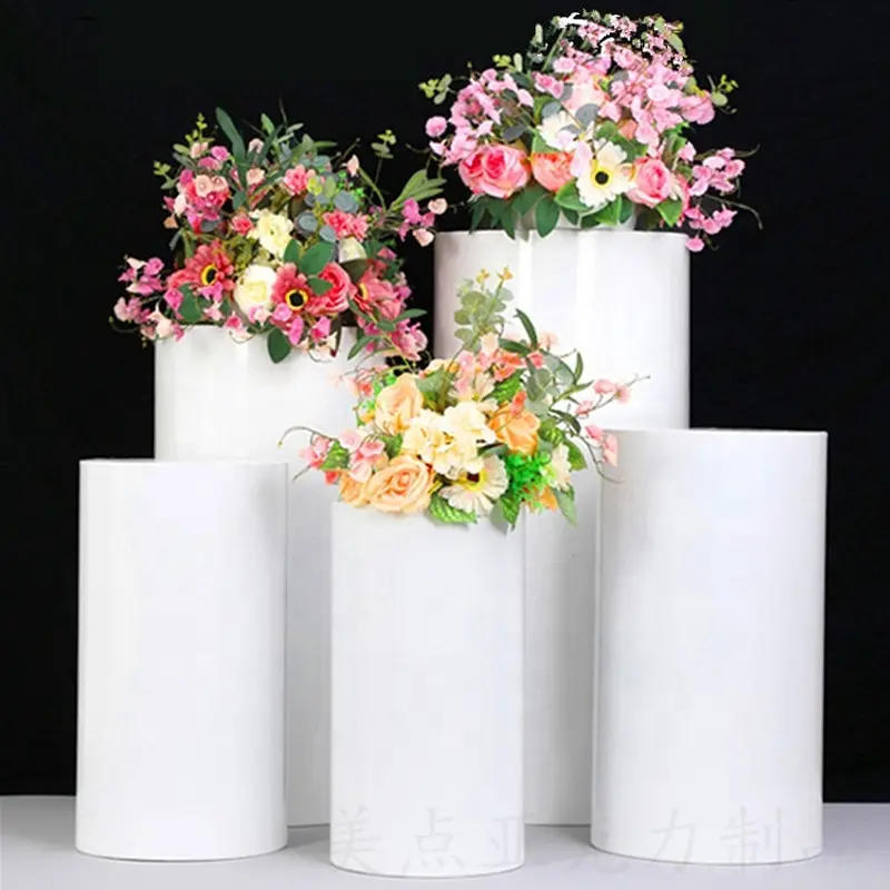Cylinder Cake Stand Set Dessert Table Display Round Plinths Other Decor Wedding Centerpieces Table Backdrop Stage Decorations