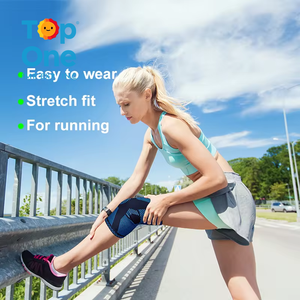 Top One Haute Qualité Élastique Double Bandages Genouillères Respirant Sport Protection Genou Manches Soutien Coudières Genouillères - Product Image 2