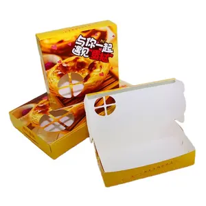 Boîte d'emballage en Carton blanc pour boulettes de viande, aliments surgelés, boîte d'emballage en Carton blanc pour Steak de poulet, côtelette de porc