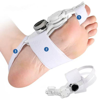Séparateur d'orteils en silicone, gel de soulagement pour hallux valgus, correcteur flexible, redresseur pour pieds arrière en U, protection des pieds