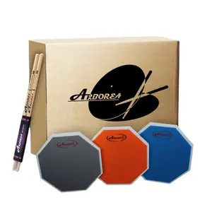 Arborea Practica Pad Drum Best Sale Silicone 8" Practice Drum Pad With Cheap Price