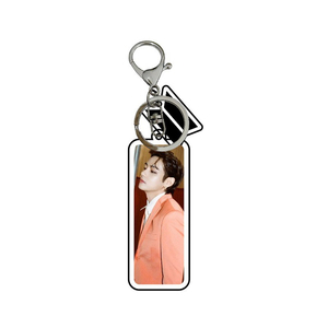 Spot Wholesale Acrylic UV Cartoon Fashionable Transparent Double Key Chain for Youth Group Butter Album Star Peripheral Series - Product Image 3
