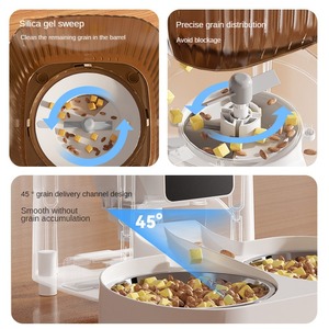 Distributeur automatique de nourriture pour animaux de compagnie en acier inoxydable, intelligent, télécommandé, pour chat et chien, avec minuterie quantitative et vidéo - Product Image 4
