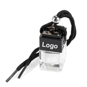 Custom Logo Solar Powered Hanging Glass & Wood <b>Car</b> Air Freshener with 10ml Capacity Long Lasting Scent & Natural Evaporation - Product Image 3