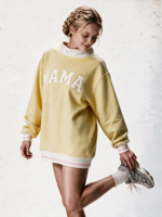 Sweat-shirt à col montant pour femme imprimé à pois, longueur allongée, avec logo brodé personnalisé