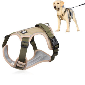 Lüks köpek koşum yok çekme nefes ayarlanabilir evcil hayvan yeleği seks köpek Pet koşum açık yürüyüş eğitim yaka tasması köpek - Product Image 1