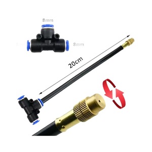 Raccord en T pour tuyau d'arrosage, adaptateur coudé à connexion rapide pour système d'irrigation, buses de pulvérisation, pistolets de pulvérisation, tuyau en vrac - Product Image 3