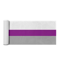 Chemin de table personnalisé à motif demi-sexuel, accent de table sur le thème de l'arc-en-ciel gay, pour événements spéciaux et arrangements de fêtes à domicile