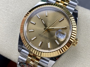 Reloj Mecánico de Lujo de Súper Calidad, Bicolor, Resistente al Agua, 41 mm, Acero CFactory 904L, 3235 126-334, Correa Jubilee en Oro Amarillo - Product Image 3