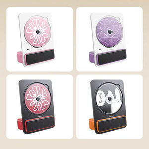 เครื่องเล่นซีดีแนวตั้งแบบติดผนัง สไตล์เรโทร พกพาสะดวก ไร้สาย ตกแต่งบ้าน ของขวัญ ลำโพง - Product Image 2