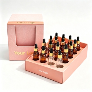 Boîte de présentation en papier personnalisée pour supermarché avec logo imprimé pour cosmétiques, soins de la peau, huiles et flacons, petite boîte de présentation en kraft - Product Image 2