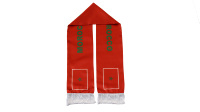 Nouveau produit écharpes caractéristiques du Maroc pour les écharpes personnalisées de drapeau de club de fan et de suiveur