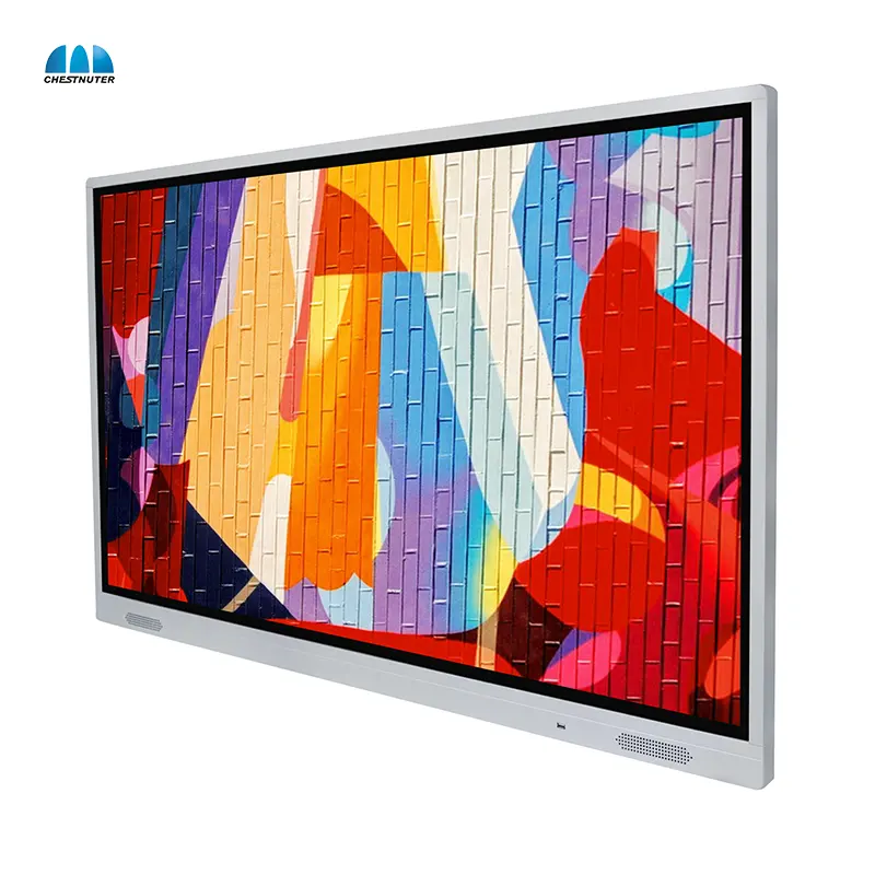 55 Zoll 4k Hd tragbares Android 12 interaktives Smart Board Digital Board für den Klassenzimmer