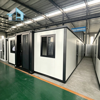 Maisons préfabriquées extensibles de 40 pieds, maison modulaire, maison conteneur, panneaux sandwich en acier galvanisé à chaud épaissi, respirants
