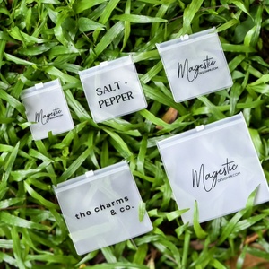 Bolsa de plástico esmerilado EVA personalizada, embalaje de regalo, bolsas con cremallera, paquete de plástico comercial, bolsa de plástico esmerilado para ropa EVA - Product Image 3