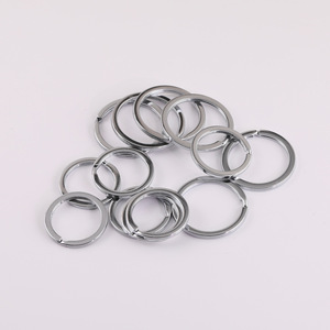 Anillos Planos de Metal Cromado de Varios Tamaños, Accesorios para Bolsos, Hebillas para Llaveros, Adornos - Product Image 4