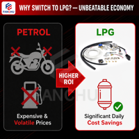 Kit LPG FC untuk Sepeda Motor, Kit GPL untuk Motor, Kit Balap Motor