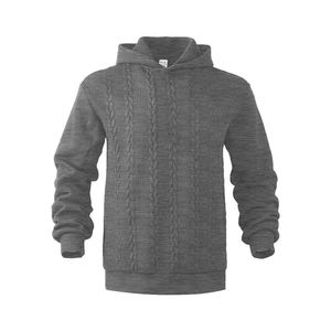Sudadera con Capucha Deportiva de Manga Larga Ligera de Punto de la Mejor Calidad para Hombre con Bordado 3D en Talla Grande - Product Image 3