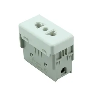 Italian wall socket PC with copper parts Plastic Electrical Socket