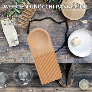 Presse à gnocchis en bois écologique personnalisée pour la cuisine, mini fabricant manuel à domicile - Product Image 2