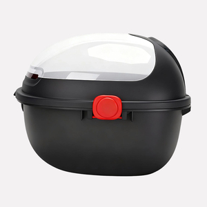 Bauletto Moto 25L in ABS Compatto e Resistente all'Usura con Chiusura, <span class=keywords><strong>Compatibile</strong></span> con Tutti i Modelli di Veicoli, Zaino Moto Impermeabile - Product Image 3