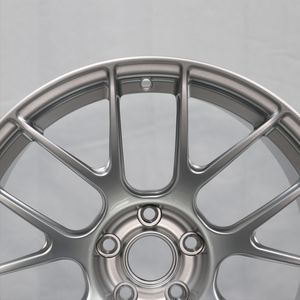 Rines de Carreras de Aleación de Aluminio Forjado Plateado de Alto Brillo, Totalmente Personalizables para BMW, <span class=keywords><strong>Mercedes</strong></span>, Tesla, Audi, Toyota, Honda - Product Image 5