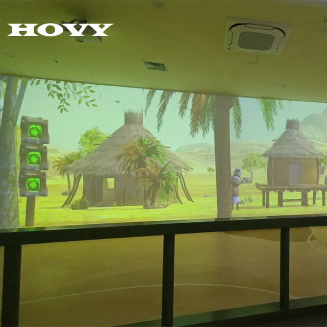 Interactive Wall Projection Games for Children; Popular AR Motion Projector Auto Focus for Indoor/Outdoor Use