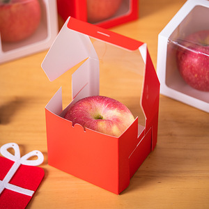 Caja de embalaje de postre con ventana transparente de <span class=keywords><strong>2</strong></span>/3 pulgadas, caja de regalo para pastelería, Cupcake, Mousse, Bento, cajas de pastel, cumpleaños, Navidad - Product Image 5