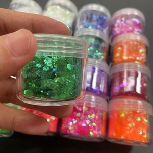 Paillettes irisées pour l'artisanat-Mélange arc-en-ciel épais avec paillettes (gobelets, <span class=keywords><strong>peinture</strong></span> murale, poudre acrylique) - Product Image 4