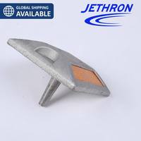 Delineateurs de circulation réfléchissants en aluminium moulé, marques routières surélevées simple ou double face, panneaux de signalisation de sécurité tout en aluminium