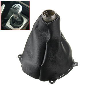Honda Civic 06-12 Leather Gear <b>Shift</b> Boot Black Manual Transmission Cover 77298-SNX-A01ZB - Product Image 1
