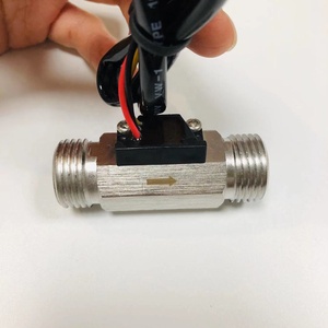 مستشعر معدل تدفق السائل لقياس خرج نبضات إشارة NPN تأثير قاعة المياه DN15 G1/2 "من الفولاذ المقاوم للصدأ - Product Image 4