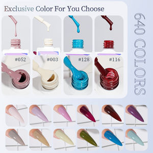 R S Nagel Gute Qualität 640 Gel politur Lack Semi Permanent <span class=keywords><strong>Nail</strong></span> 15ml UV Gel Einfache Anwendung <span class=keywords><strong>Nail</strong></span> Art Beliebte Italien Gel politur - Product Image 5