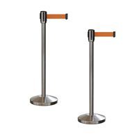 Barrière de ceinture rétractable de 3 mètres et 13 pieds pour le contrôle de la foule