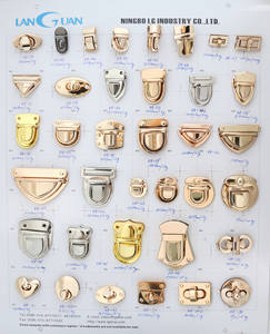 Venta al por mayor Presione Lock Push Lock Bag Parts Metal Hardware Accesorios Bolso Custom Hardware Lock Bolso Hebilla - Product Image 2