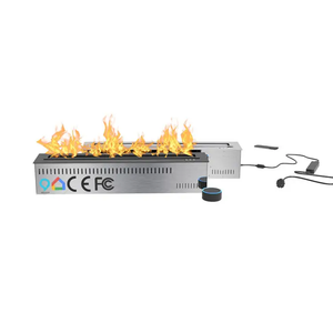 Cheminée électrique intelligente pour maison moderne Insert linéaire en acier au bioéthanol pour usage intérieur Cheminées à l'éthanol à feu véritable - Product Image 3