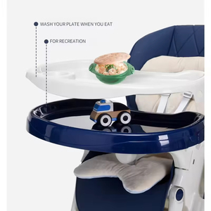 <span class=keywords><strong>Chaise</strong></span> <span class=keywords><strong>haute</strong></span> pour bébé moderne et légère 3 <span class=keywords><strong>en</strong></span> <span class=keywords><strong>1</strong></span>, réglable <span class=keywords><strong>en</strong></span> hauteur, <span class=keywords><strong>chaise</strong></span> à manger <span class=keywords><strong>en</strong></span> plastique à double couche pour le salon - Product Image 4