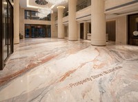 Мраморная плита Ever-Prosperity Stone Blush Vein: Премиальный экзотический камень для современного полированного напольного покрытия вилл и отелей класса люкс