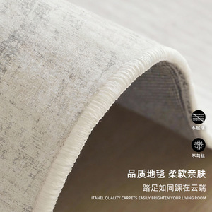 Alfombra Lavable y No Lavable Idan para Sala de Estar, Alfombra para Sofá, Uso Doméstico, Lujosa, de Alta Gama, Impermeable y Resistente a las Manchas - Product Image 3