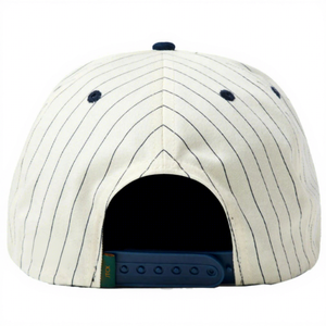100% Cotton 5 Panel Baseball <b>Cap</b> Curved Brim Two-Tone Design Drawstring Back Custom Logo Embroidery OEM Manufacturer - Product Image 5