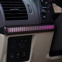 Kit d'éclairage d'ambiance pour voiture, 64 couleurs RGB LED, effet écailles de dragon, pour Toyota Prado 2011-2021, éclairage d'ambiance du toit de la voiture, éclairage d'ambiance des portes de la voiture